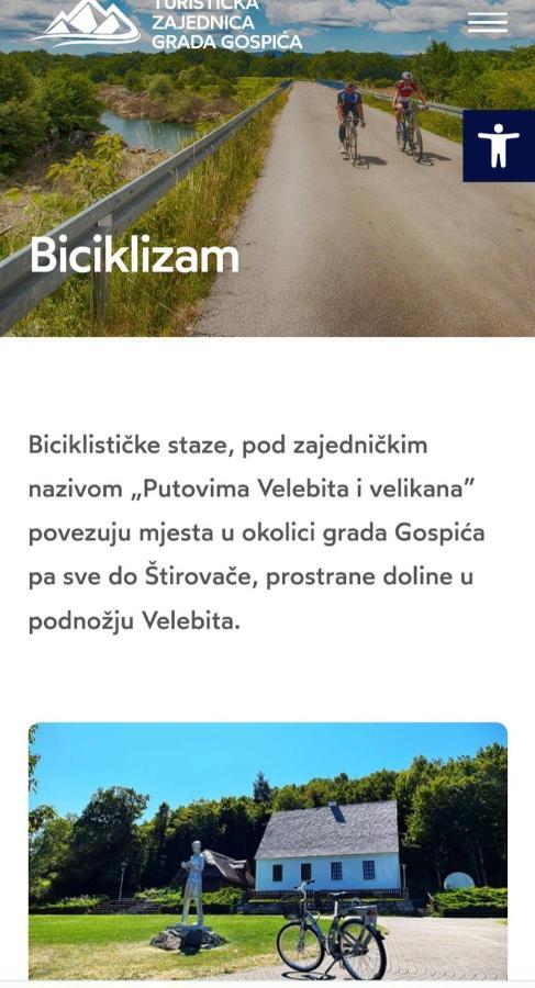 Gospić Apartman Antonio מראה חיצוני תמונה